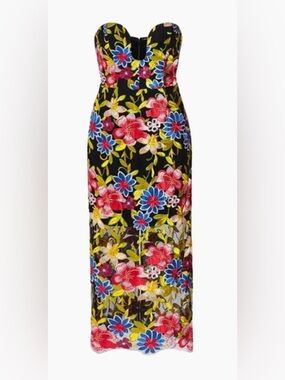 Milly Artem Spanish Garden Embroidery Dress